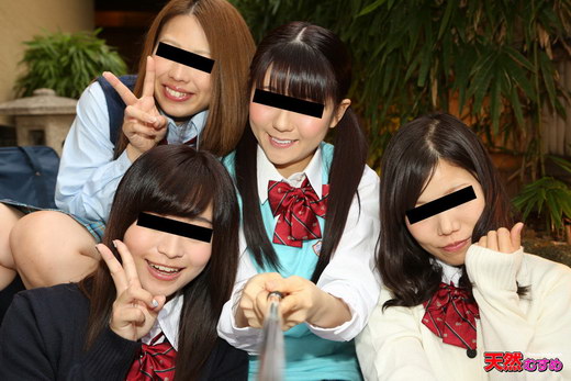 JK制服温泉素人娘の大乱交　後編 桐原りな・荒木まい・西島みずき・百瀬かな