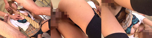 葉月るい ガーター女子校生